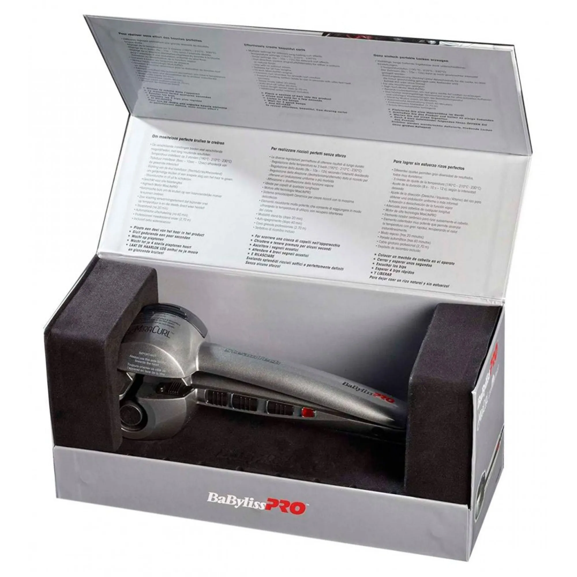 מסלסל שיער מירקרל מכונת תלתלים טכנולוגיית אדים BAB2665E | בייביליס פרו