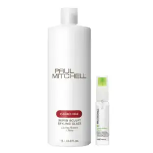 גלייז סופר סקלפט 1000ML + סרום סופר סקיני פול מיטשל PULL MITCHELL