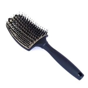 מברשת שיער רחבה מתירה קשרים בקלות - צבע שחור