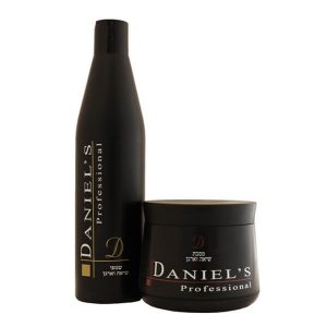 שמפו + מסכה שיאה וארגן לשיער ללא מלחים דניאל`ס