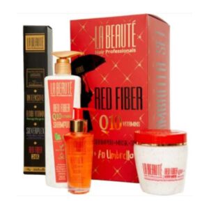 ערכה לשיער רד פאבר מבית לה בוטה - LA BEAUTE RED FIBER