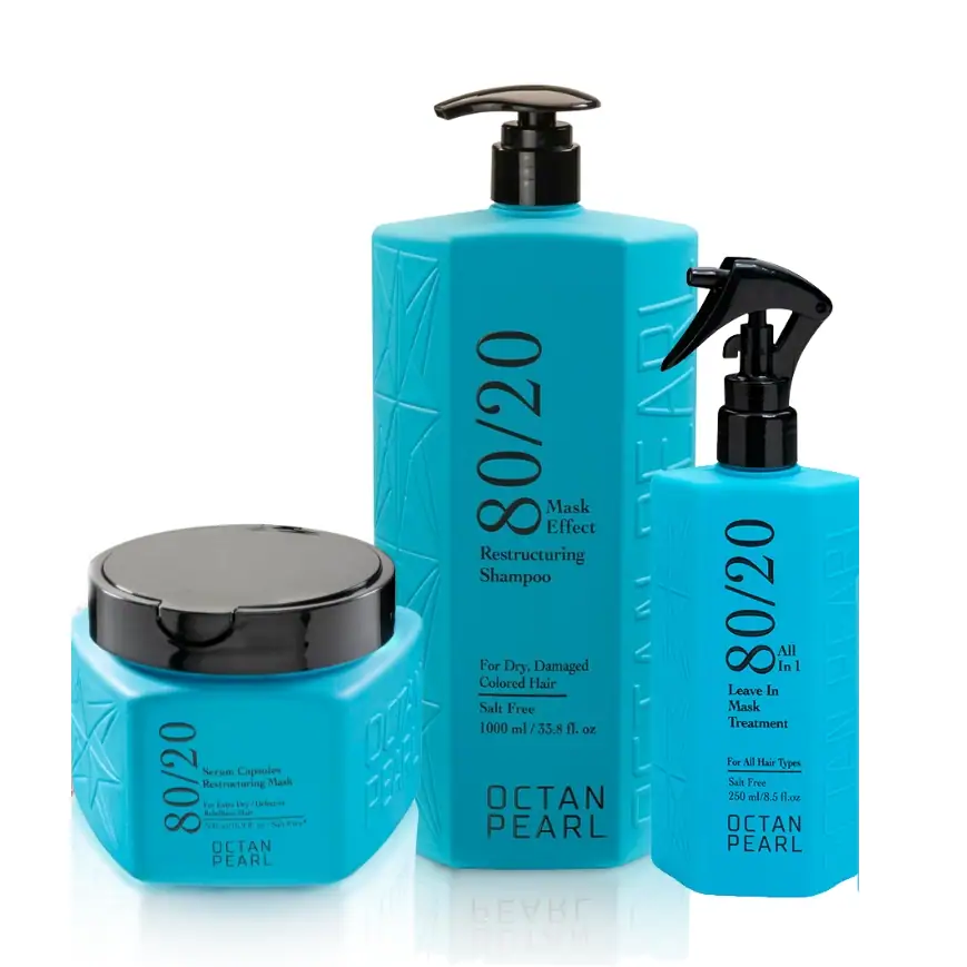 סט 3 מוצרים 80/20 לשיער יבש ופגום אוקטן פרל Octan Pearl