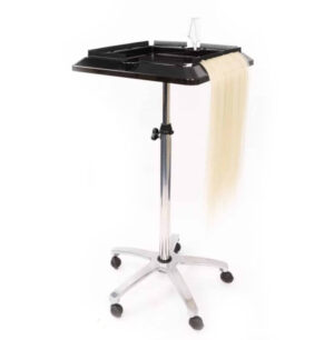 עגלת מגש לתוספות שיער למספרה