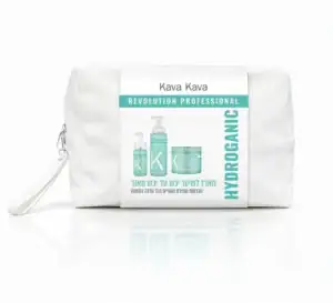 ערכה אורגנית 60 שניות לשיער יבש ופגום עם תיק ומברשת מתנה | קווה קווה KAVA KAVA