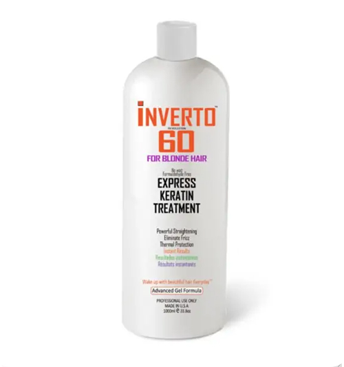 אינברטו אקספרס טיפול קרטין משקם לשיער בלונדיני INVERTO 60 EXPRESS 1000ML