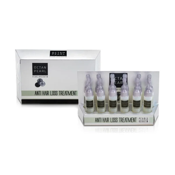 אמפולות לשיער נגד נשירה 12 יח’ Anti Hair Loss אוקטן פרל Octan PEARL