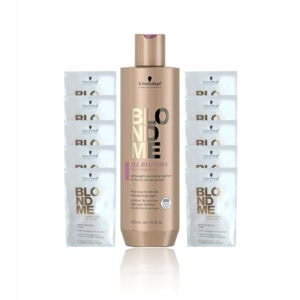שמפו לחות בלונדמי 300 מ''ל + 10 מסכות מיני לבלונד זוהר | שוורצקופף