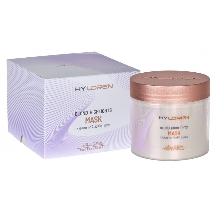מסכה לשיער בלונד הילורן HYLOREN בוסט מון פלטין MON PLATIN