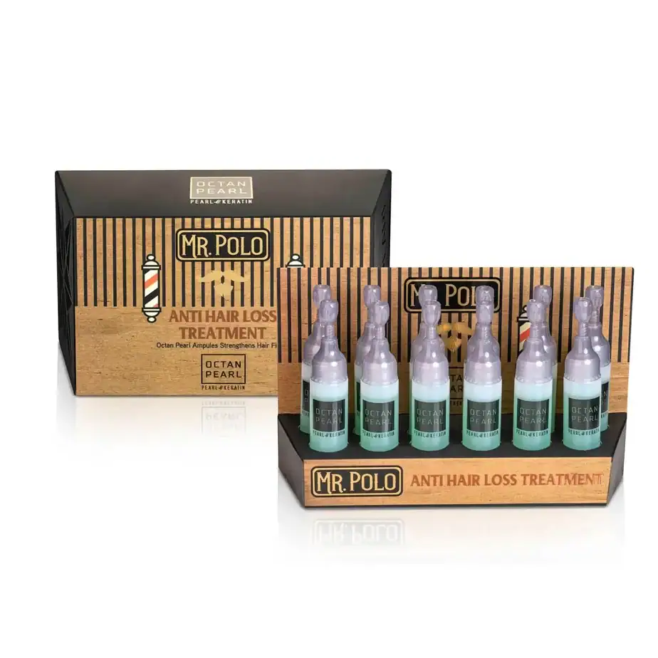 אמפולות נשירה לחיזוק השיער 12 יח MR POLO מיסטר פולו