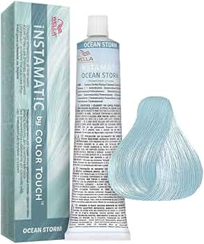 צבע שטיפה לשיער בגוון סילבר OCEAN STORM WELLA | וולה אינסטמטיק