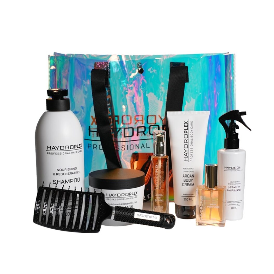 מארז 8 מוצרי הידרו פלקס היאלרוני לשיער יבש/מוחלק HAYDROPLEX